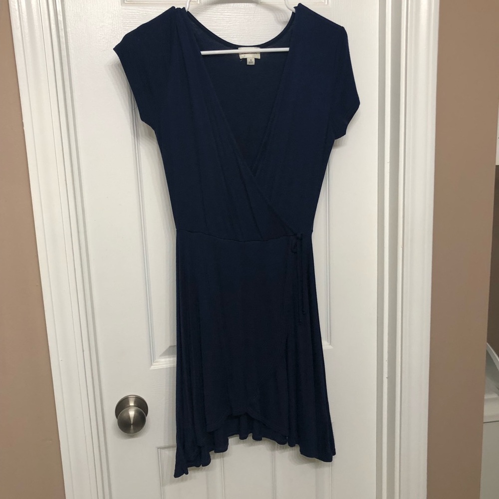 Navy blue mini sundress